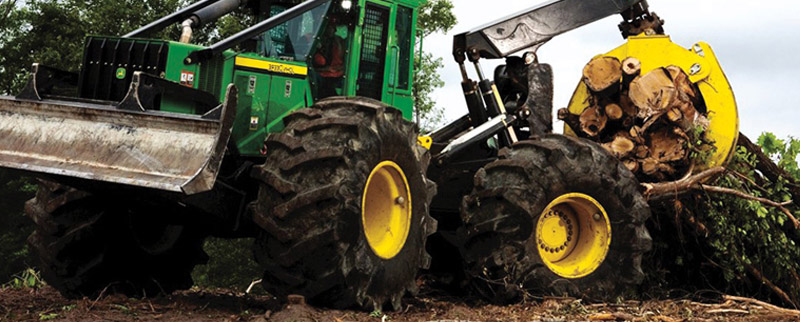 John Deere log skidders