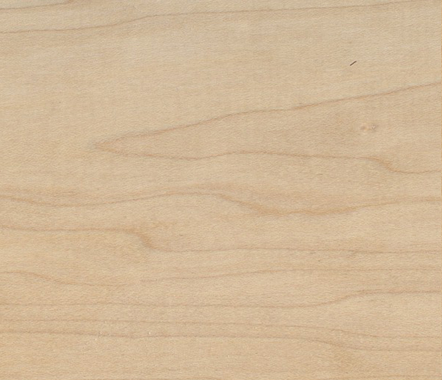 sanded, unfinished hard maple lumber