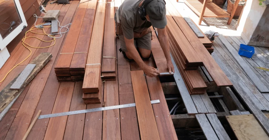 Custom Oak Trailer Decking